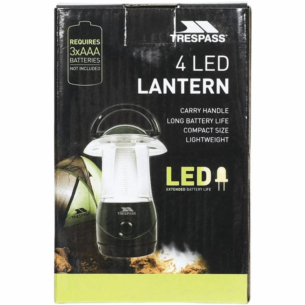 Lanterne de Camping Trespass Embers à LED Lampe Nomade Autonome