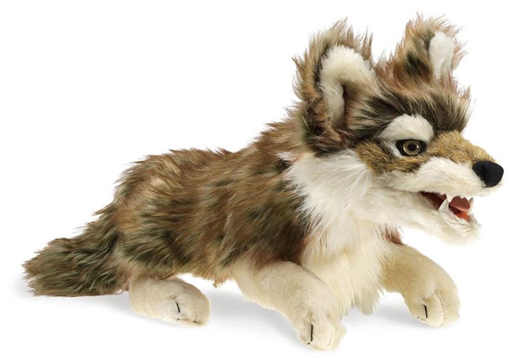 Folkmanis Handpuppe Grauwolf 2898 Produktbild 