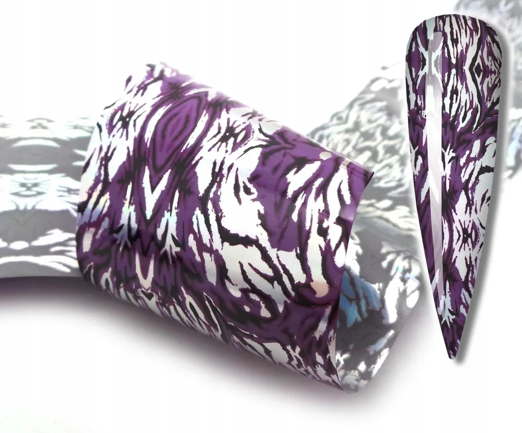 Pellicola Transfer Leopard Flicked Gepard 10x4cm per Nail Art Professionale