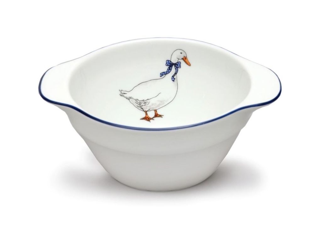 Thun 1794 Bol avec oreilles, oie, 12 cm, porcelaine, Image du produit 