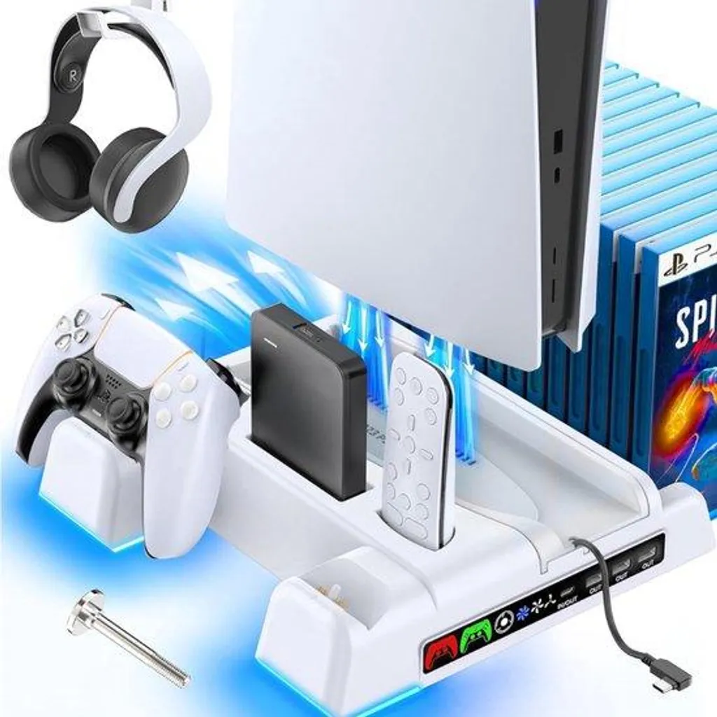 Support de Charge PS5 pour Organiser et Charger vos Manettes sans Câble