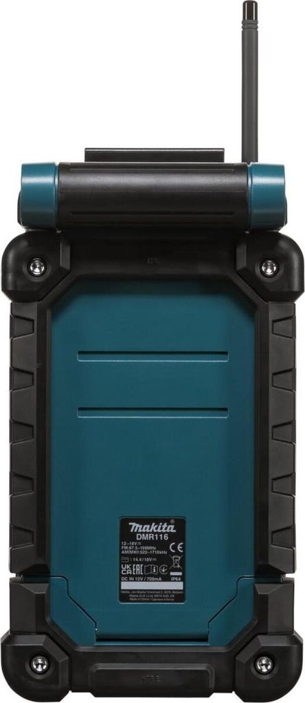 Makita DMR116 Akumulátorové staveništní rádio Solo 18V Obrázek produktu 4