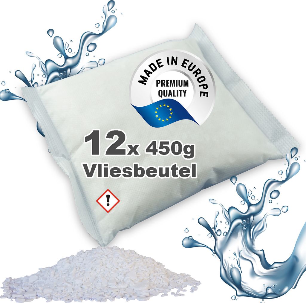 12x 450 g Luftentfeuchter Granulat Nachfüllpack im Produktbild 1