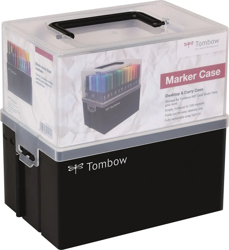 Tombow CASE-ABT-108C Custodia Vuota per 108 Pennarelli ABT Dual Brush