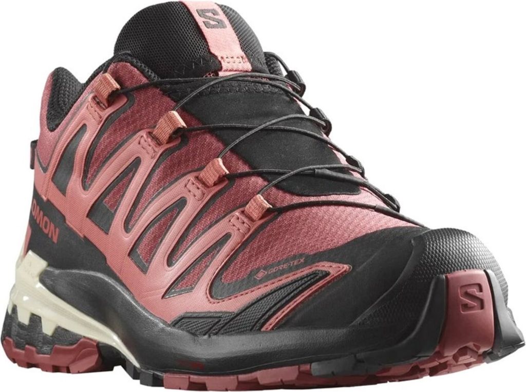 Salomon XA Pro 3D V9 GTX W Sportschuhe Damen Wanderschuhe Rot Freizeit, Schuhgröße:EUR 37.5 | UK 4.5