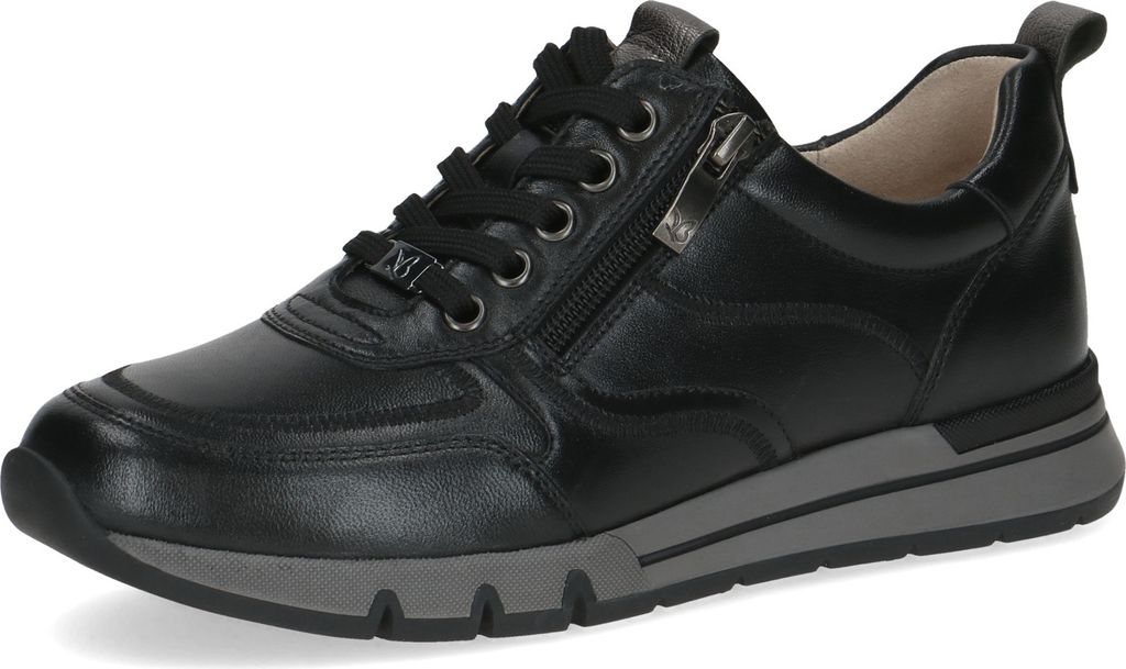 Caprice Sneaker - Schwarz Combi Leder : Normal : 38 Größe: 38 Weite: Normal