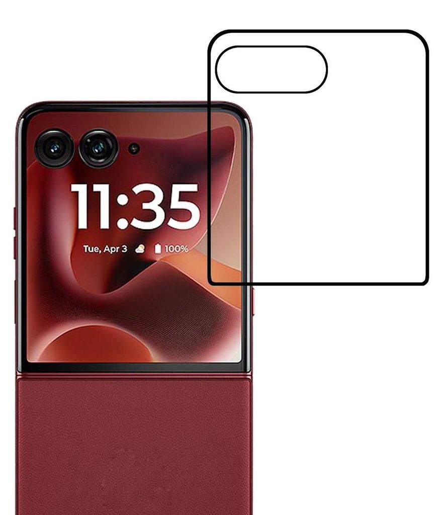 Für Motorola Razr 60 Ultra 3D 9H Curved Hart Glas Display Produktbild 