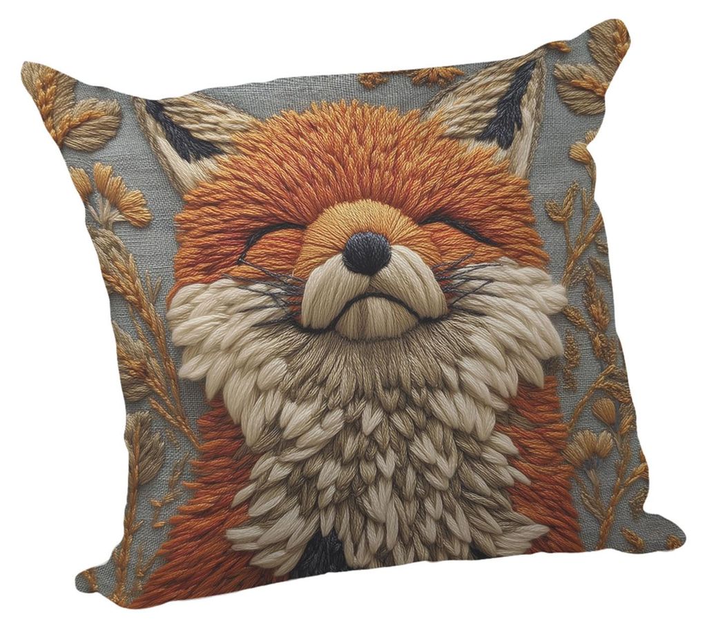 3D-Tierkissenbezug, Imitationsstickerei, Kissenbezug mit Hunde- und Alpakamotiv, Reißverschluss, Dekokissenbezug für Zuhause, Landhausstil, Couch...