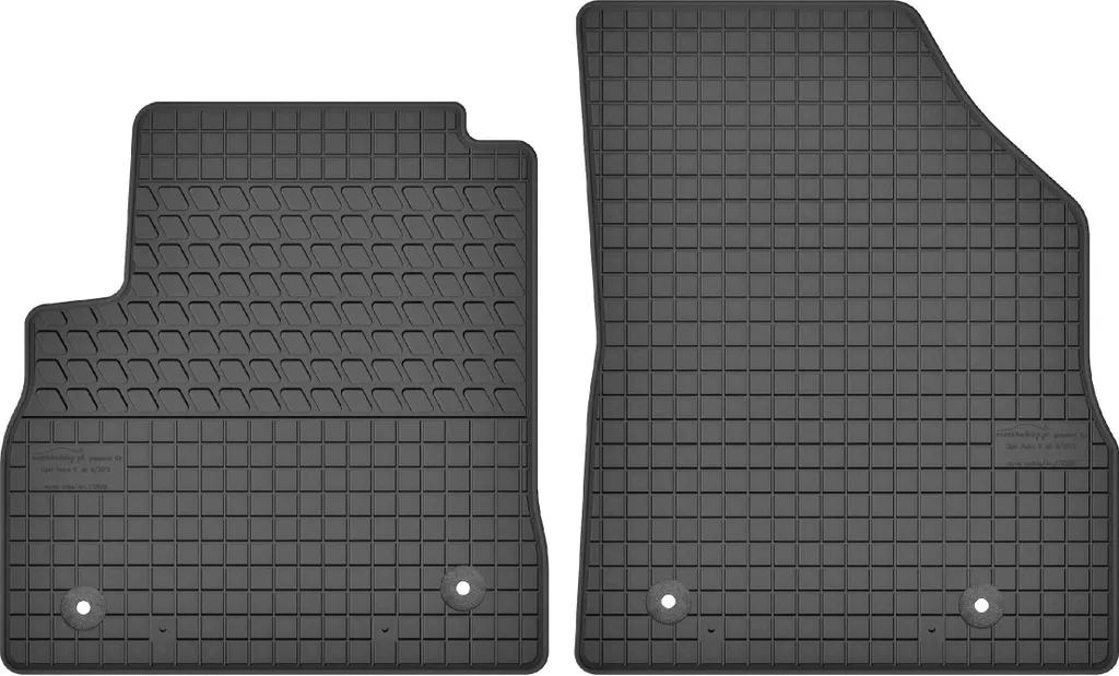 Tappetini anteriori in gomma Tappetini in gomma per Opel Astra K