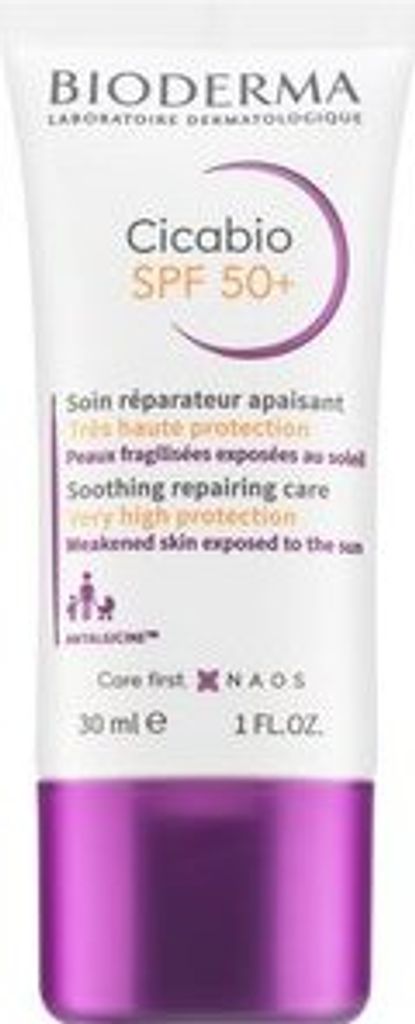 Bioderma Cicabio Creme Soothing Repairing Care SPF 50+ beruhigende Emulsion gegen Hautreizungen 30 ml