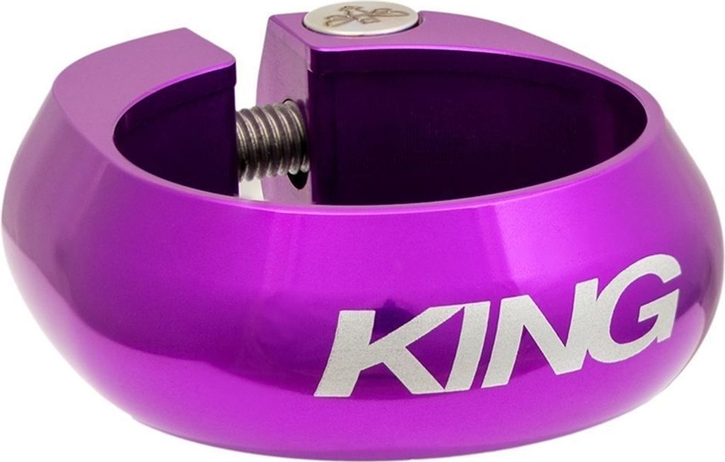 Chris King Sattelklemme, 36.4mm, 3D violet