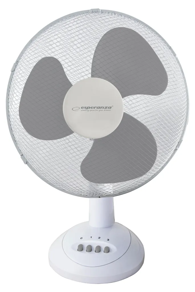 Fini la chaleur au bureau avec le ventilateur Esperanza 30cm 40W Blanc