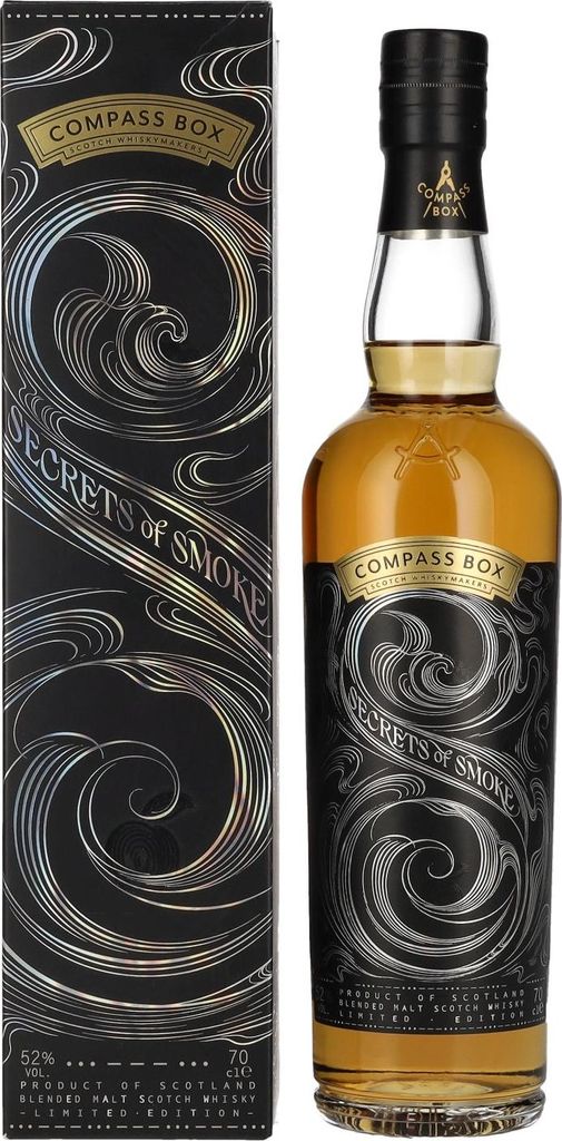 Compass Box SECRETS OF SMOKE Blended Malt Scotch Whisky 52% Vol. 0,7l in Geschenkbox