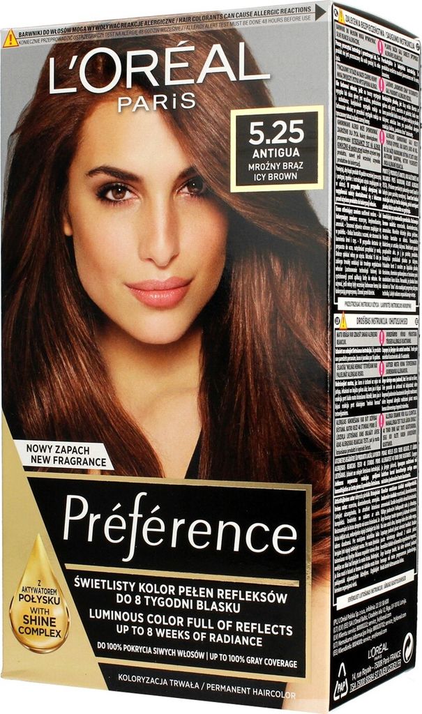 L'Oréal Paris Préférence Hair Color (5.25 Antigua) 174 ml Image du produit 
