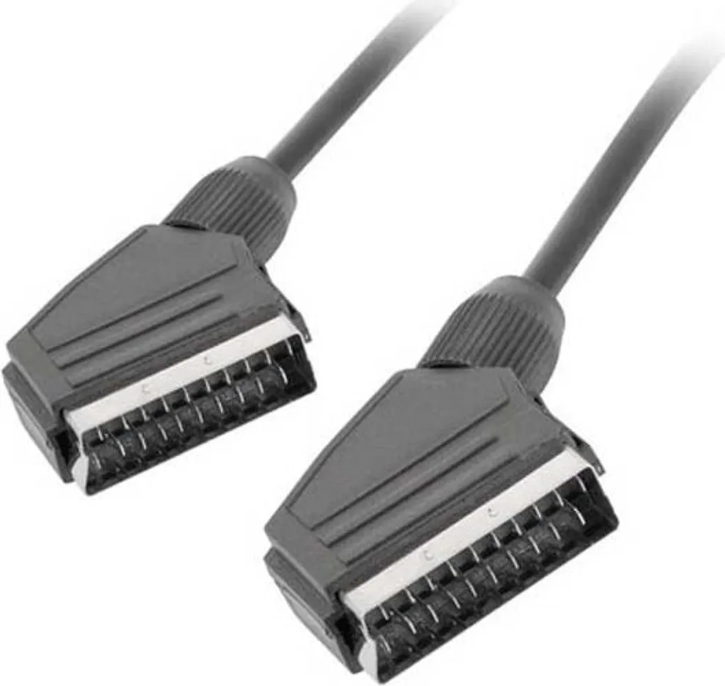 Cavo SCART Professionale Lanberg 1.8m - Connettore 21-pin Euro-SCART