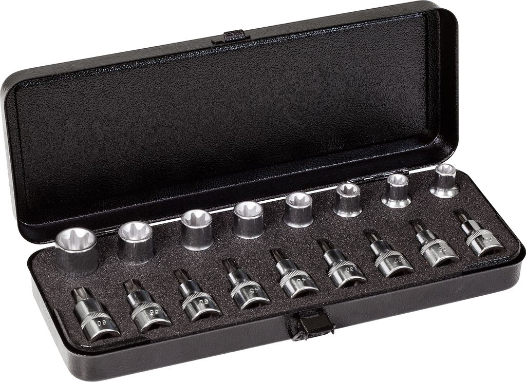 Elora Steckschlüssel-Satz 1/2", TORX , 17-teilig, ELORA-770-TXE
