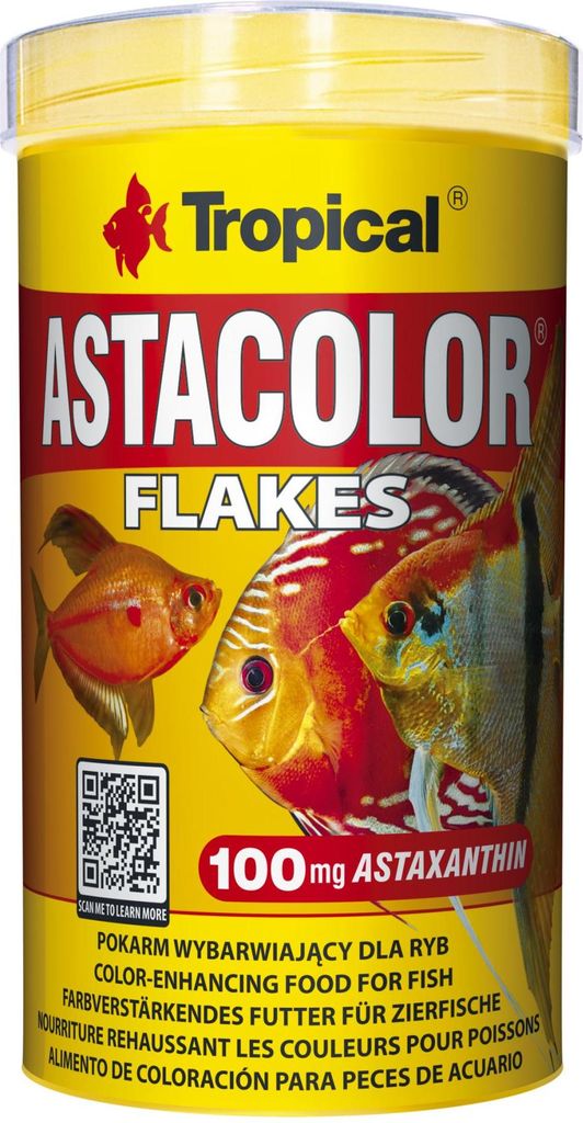 Tropical Astacolor Flockenfutter für Zierfische, Produktbild 