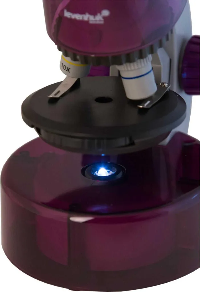 Microscope monoculaire enfant LabZZ M101 : loupe binoculaire éducative violet - 7
