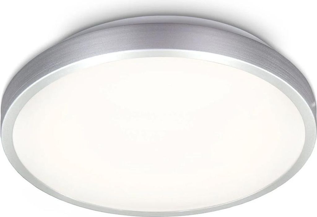 B.K.Licht LED Deckenleuchte Silber/Titan rund Ø29cm 12W Produktbild 