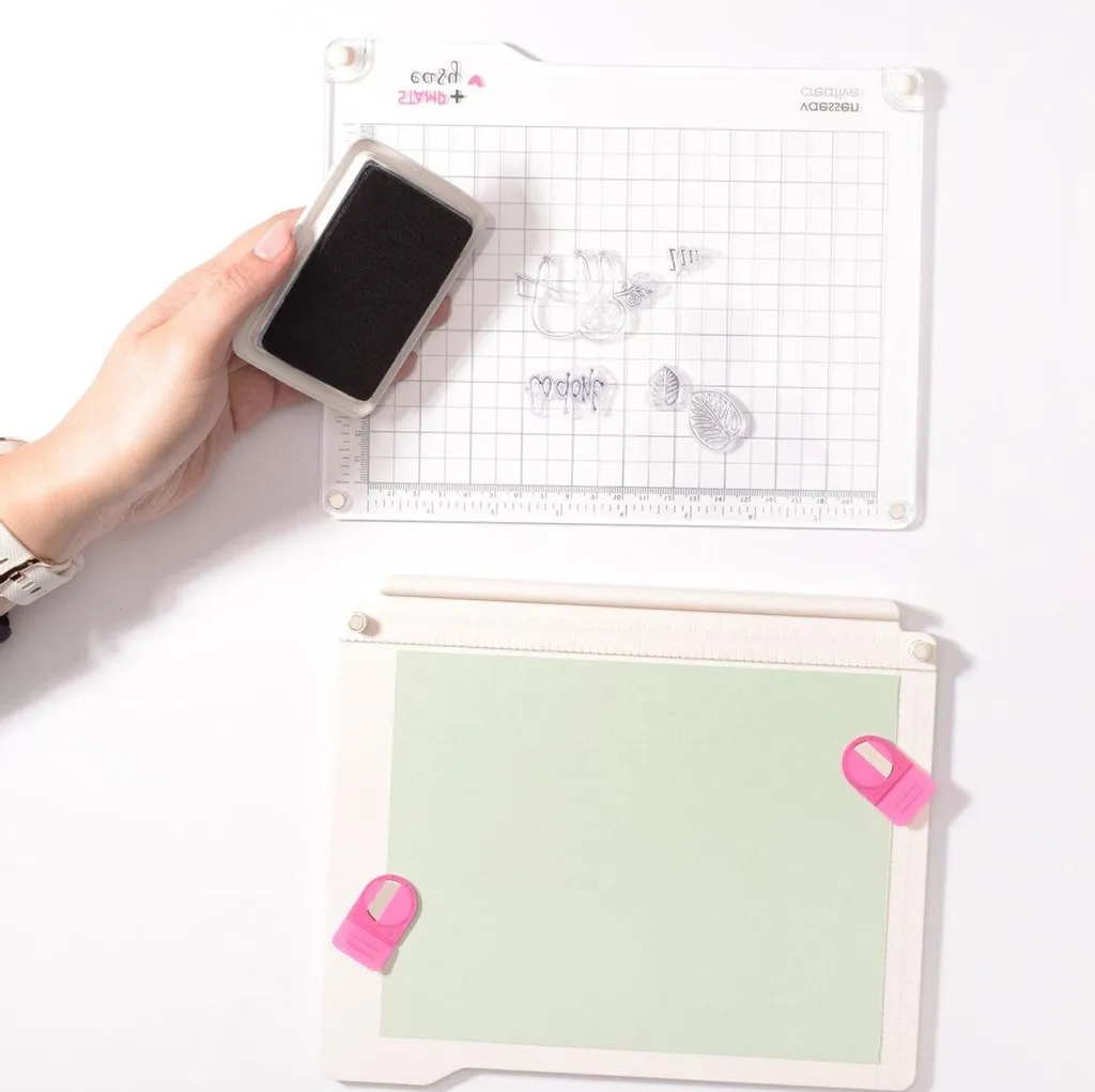 Presse à Tamponner Stamp Easy+ Vaessen Creative pour Scrapbooking Pro - 4
