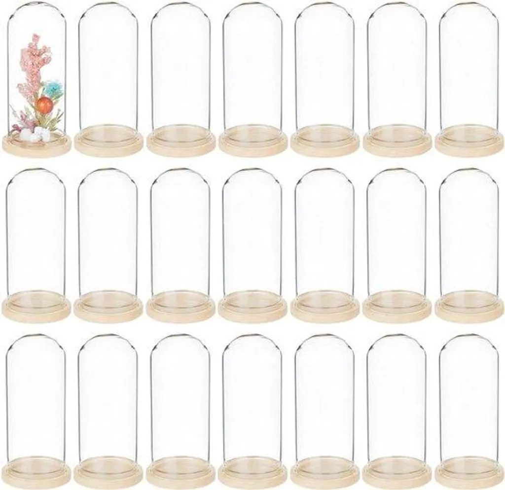 Cloche de présentation pour décoration de mariage et bougies parfumées