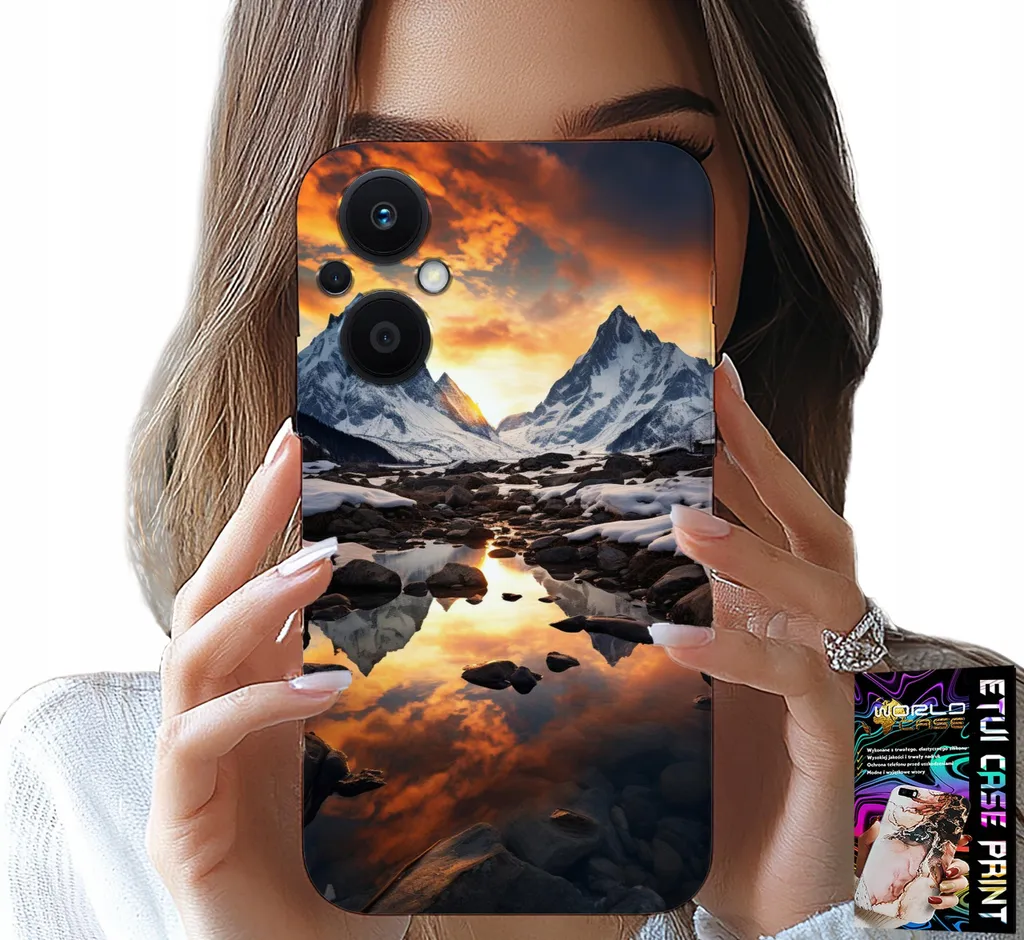Custodia Oppo Reno7 Lite 5G Montagna Everest Foil - Cover Protettiva