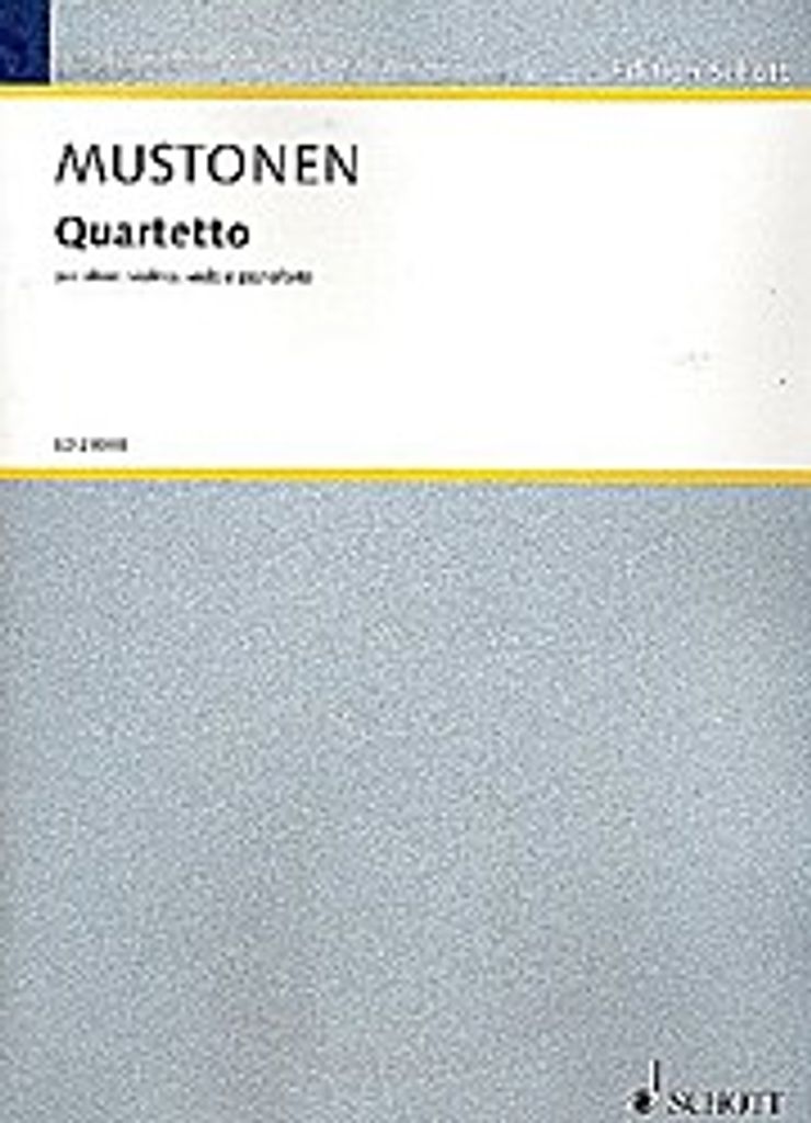 Quartetto: per oboe, violino, viola e pianoforte. Oboe, Violine, Viola und Klavier. Partitur und Stimmen. (Edition Schott)