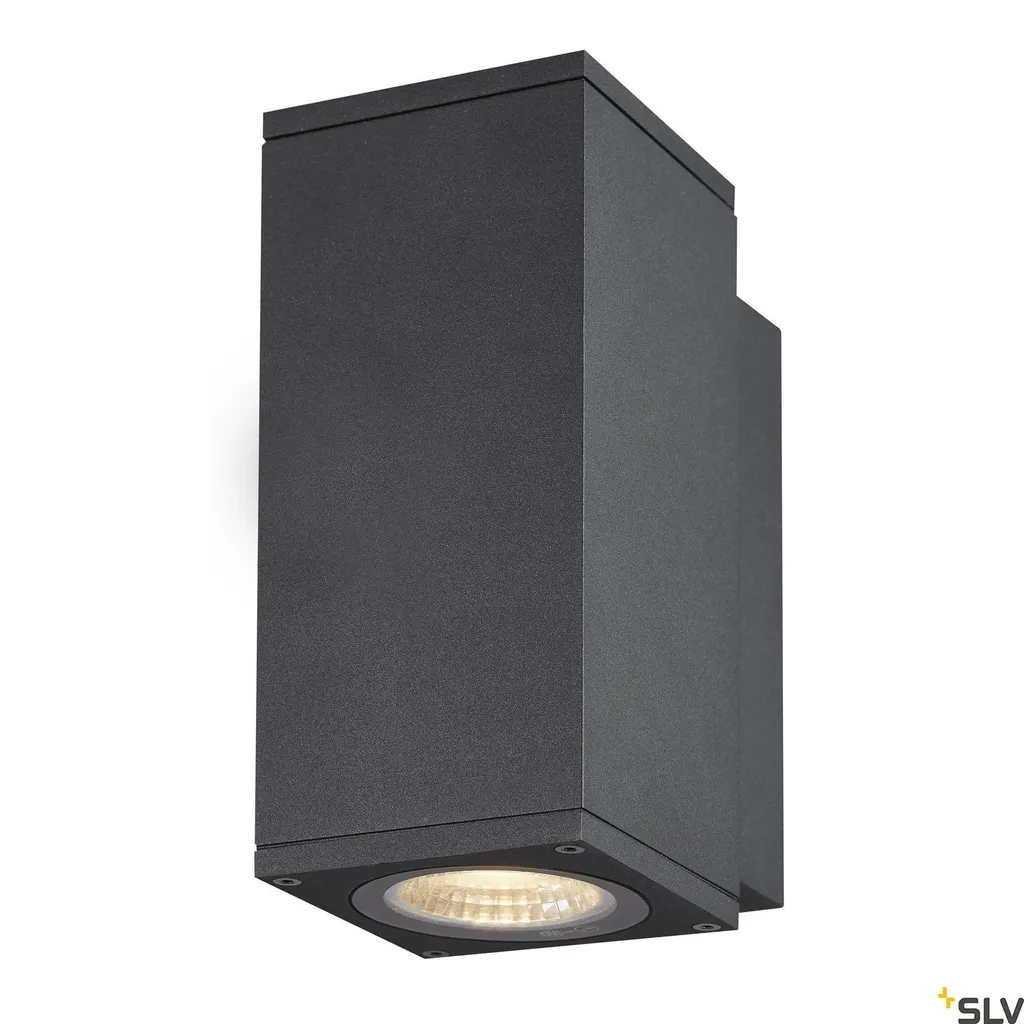Éclairage extérieur LED pour jardin et façade : SLV Enola Square IP65
