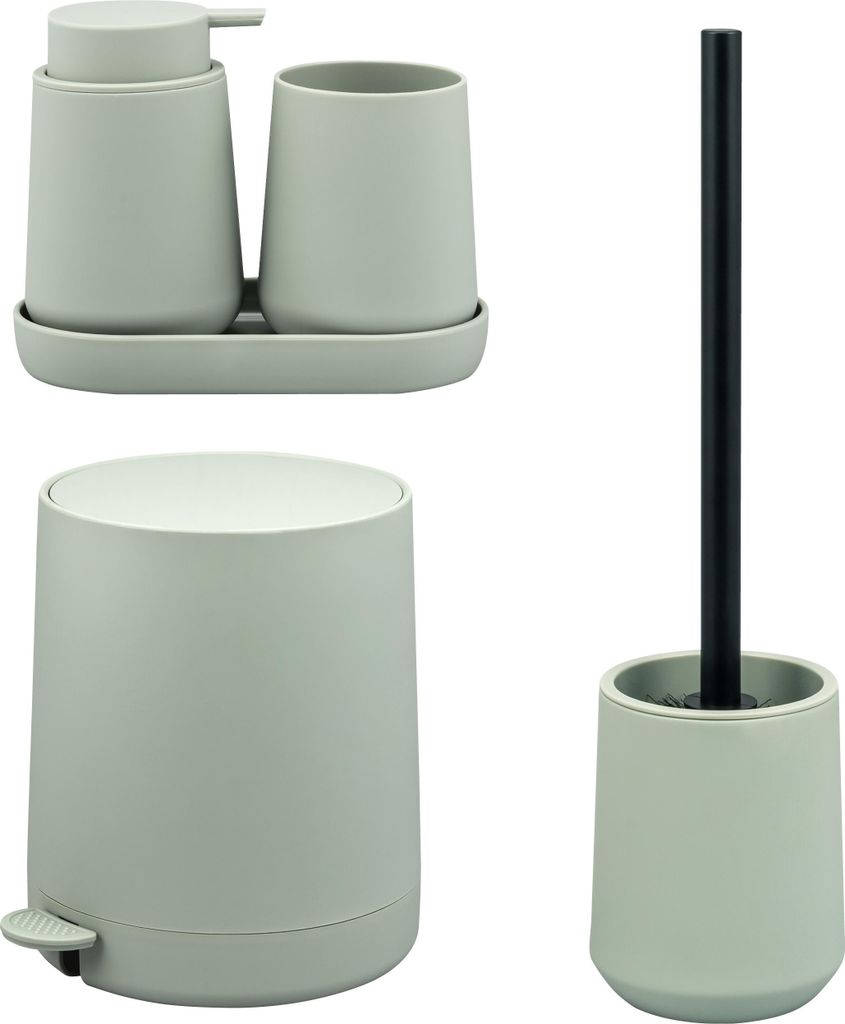 Set da bagno eluno TESERO 5 pezzi con dispenser per sapone, Immagine del prodotto 