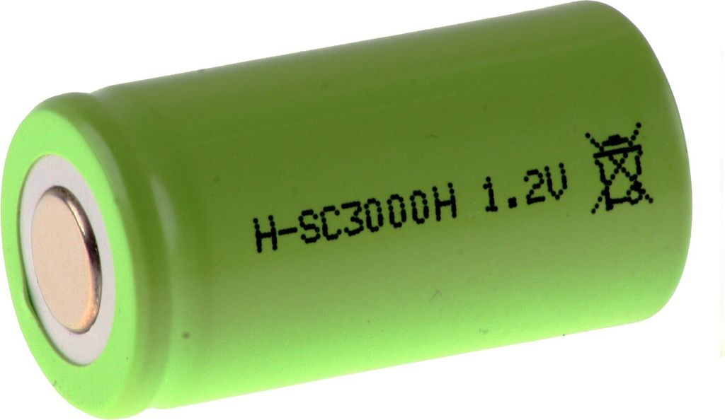 Mexcel Akku Sub-C 1,2V / 3000mAh NS3000SCHT Hochtemperatur NiMh