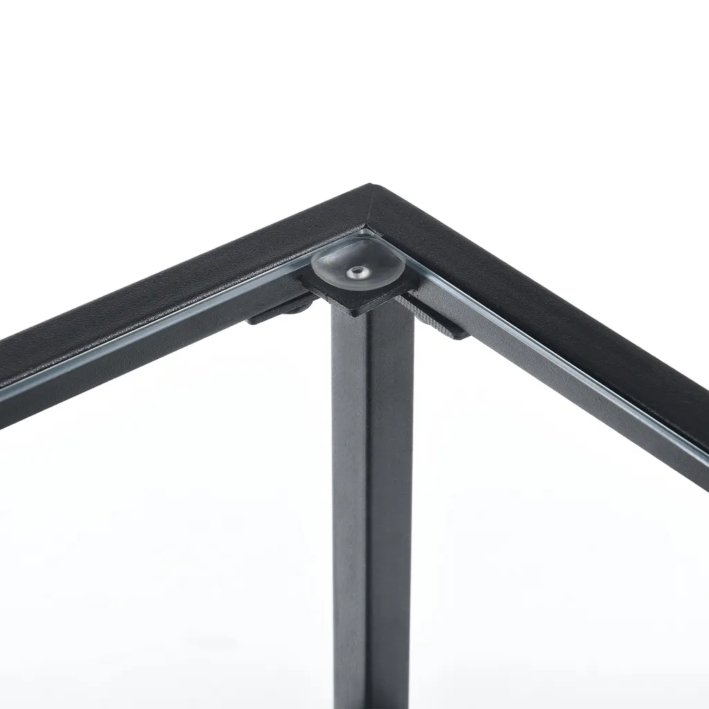 Table d'appoint stable Norrtälje en verre pour salon encombré