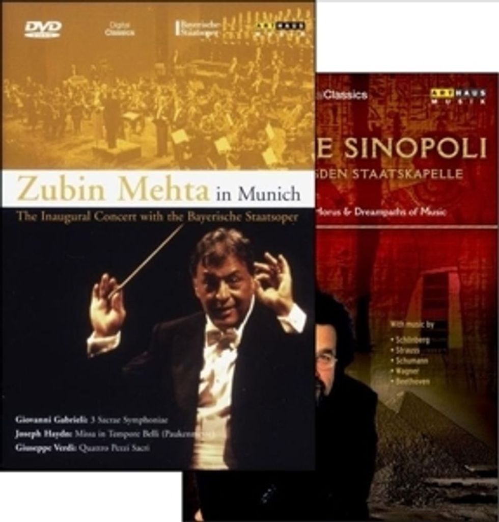 Mehta/Sinopoli/Bayr. Staatsoper/SK Dresden: Zubin Mehta In M