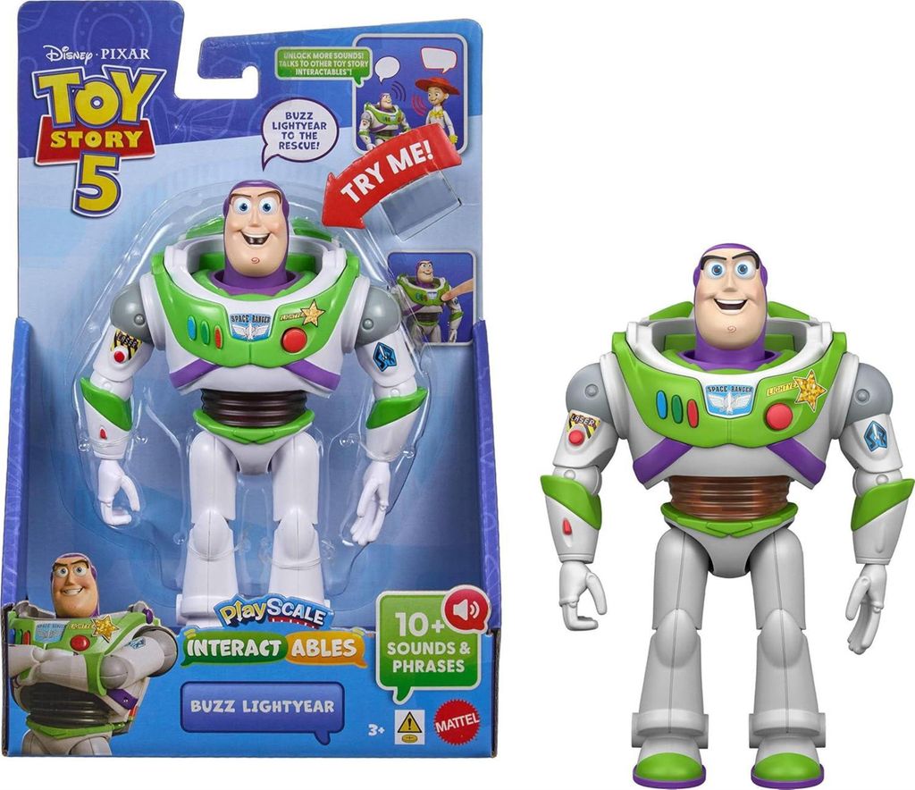 Disney Pixar Toy Story PlayScale Buzz Astral 18 cm - Mattel Immagine del prodotto 