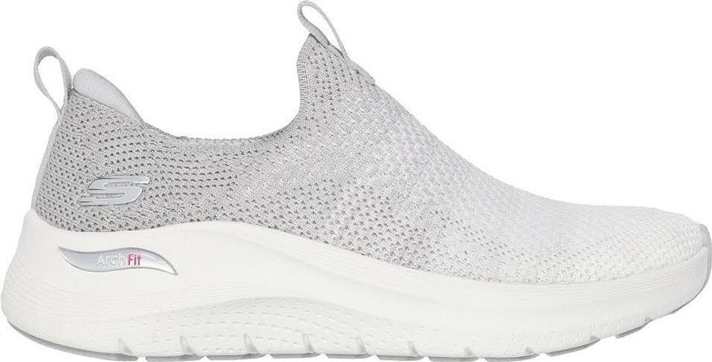 Skechers Arch Fit 2.0 Damen Sneaker Low sportlich Slipper light grau 35