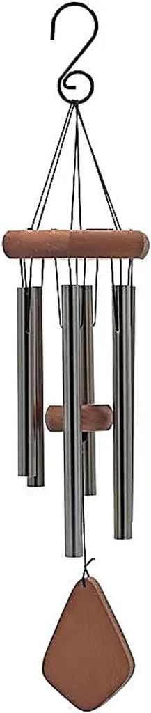 Windspiel Sechs Glockenspiele aus Naturholz – 50 cm