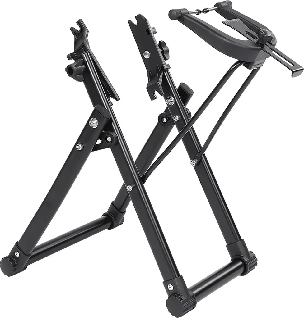 Banc de centrage pour jantes de vélo - Support réglable universel noir