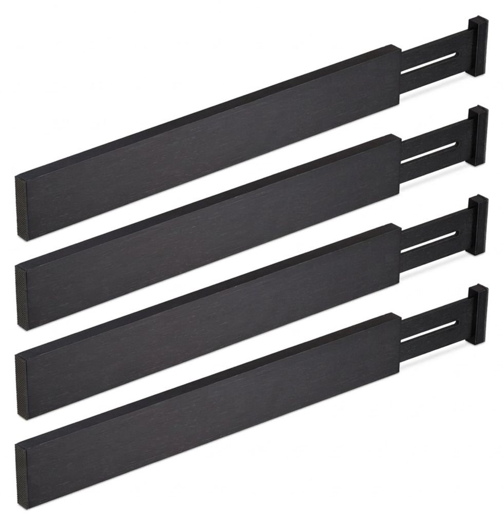 Relaxdays Schubladentrenner, 4er Set Ladentrenner, Produktbild  KI-generiertes Bild