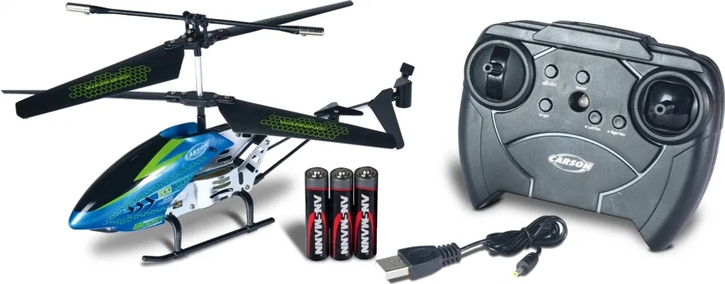 Mini Hélicoptère Carson Easy Tyrann 200 Boost IR pour Vol en Intérieur