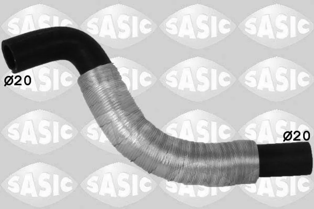 SASIC 3406274 Tubo radiatore OE 1H0819373C compatibile con Cordoba, Ibiza, Inca, Toledo, Caddy, Corrado, Golf III, Golf IV, Passat 35I, Polo 6V, Vento