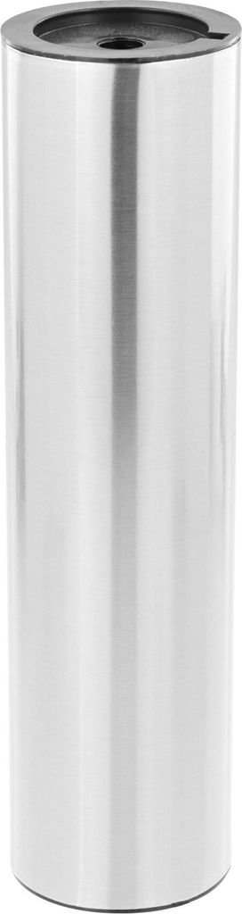 WAGNER Möbelbein/Systemrohr TENO - Ø 50 x 191 mm, individuell kombinierbar, Edelstahl-Optik, Tragkraft 50 kg - 12901101