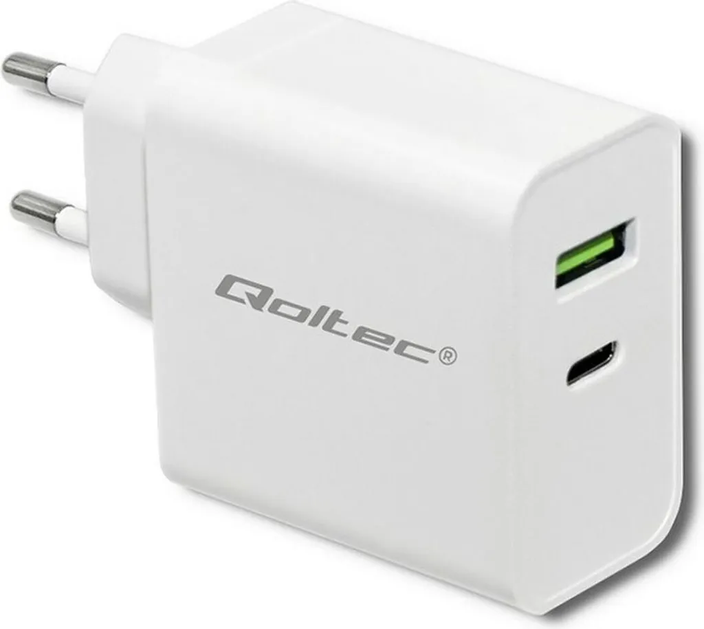 Acquista Qoltec Caricabatterie 45W USB-C e USB: Ricarica Rapida Sicura
