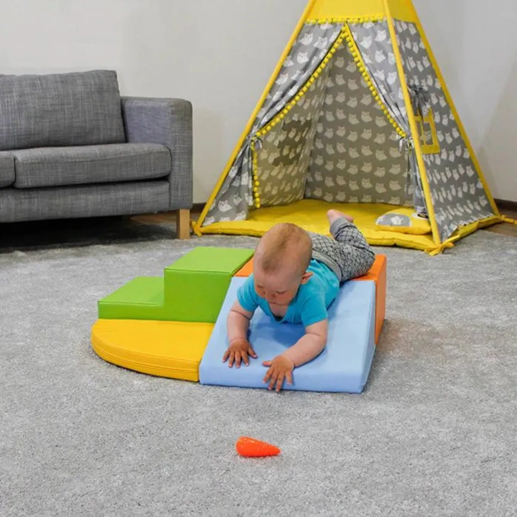 Modules de jeu souples pour parcours d'éveil bébé IGLU Soft Play - 4 PIÈCES - 14