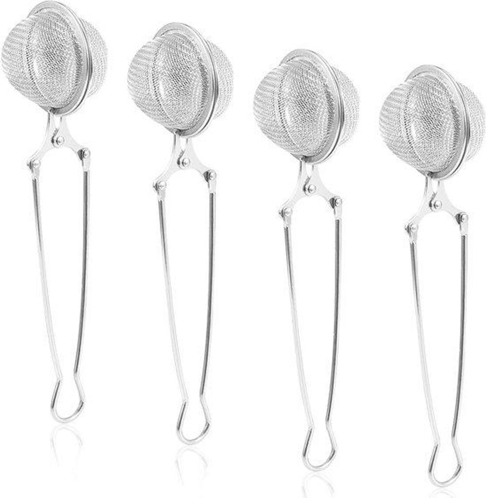 Stainless-Steel-Tea-Strainer-Set-4-teilig-4-5-cm-Durchmesser