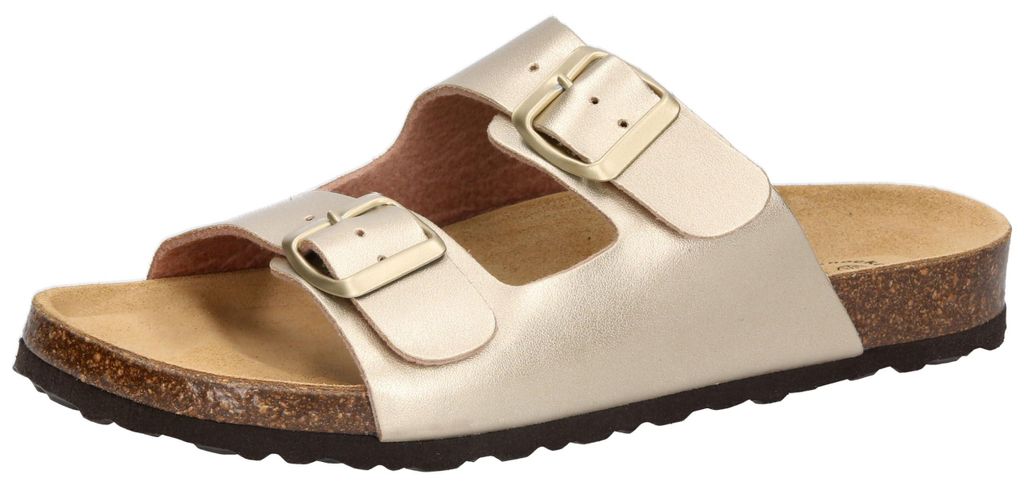 Lico Damen Bioline Platino Pantoletten, Gold, 40 EU Produktbild 