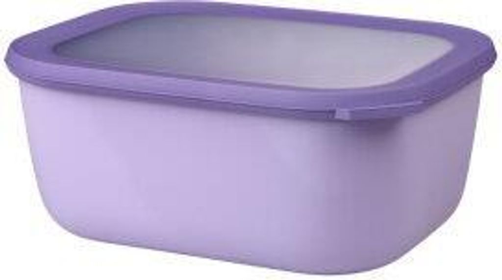 Mepal 6 Stück multischüssel cirqula rechteckig 3000 ml - nordic lilac 106261074600