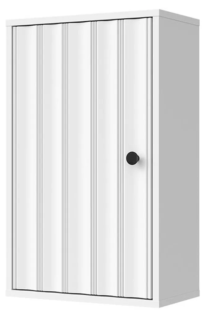Armoire murale Vicco Eliza Blanc cannelé 40x65cm Model 57932 pour salle de bain