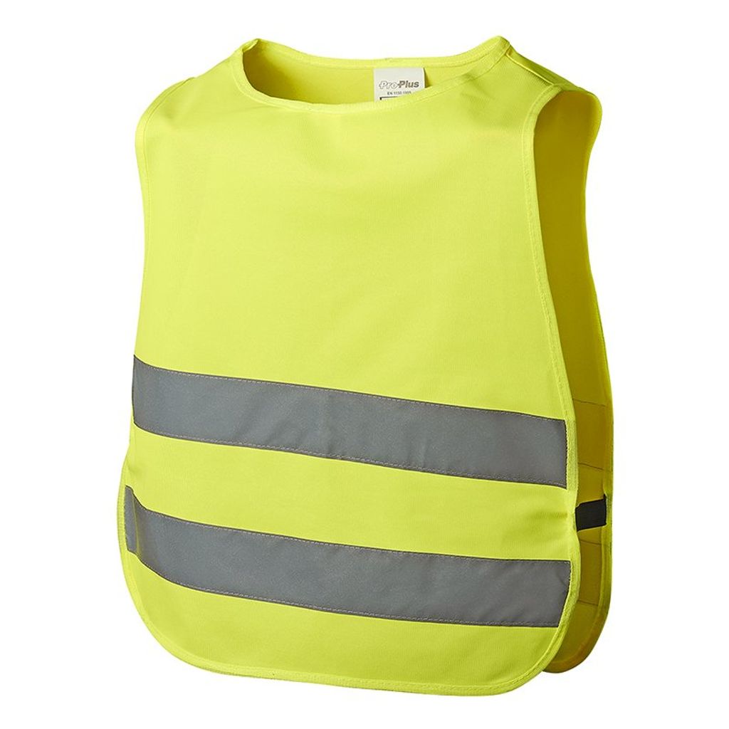 Gilet de sécurité jaune pour enfants Image du produit 