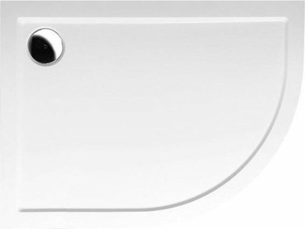 Polysan Duschtassen - Duschwanne RENA L, 1000x800 mm, R550, links, weiß 75511