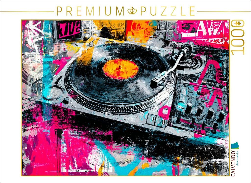 CALVENDO Puzzle Neon Awakening | 1000 Teile Lege-Größe 64x48cm Foto-Puzzle für glückliche Stunden