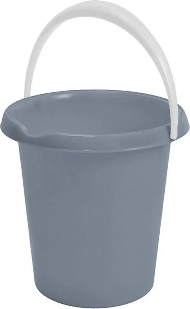Lot de 10 seaux en plastique 12L avec poignée et bec verseur pour ménage